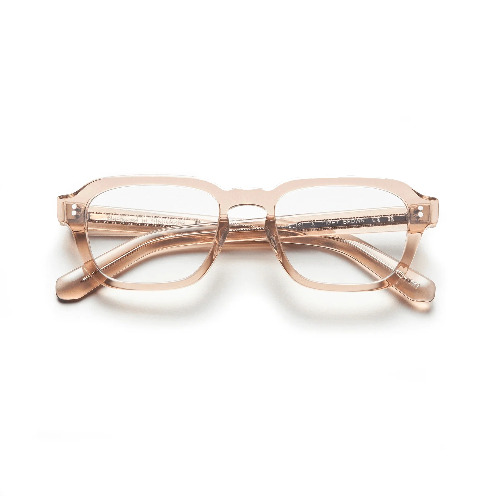 A Optical / Brown Acetate & Clear Lens