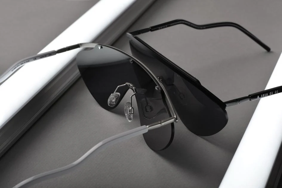 Aero / White Acetate & Black Lens - Image 5