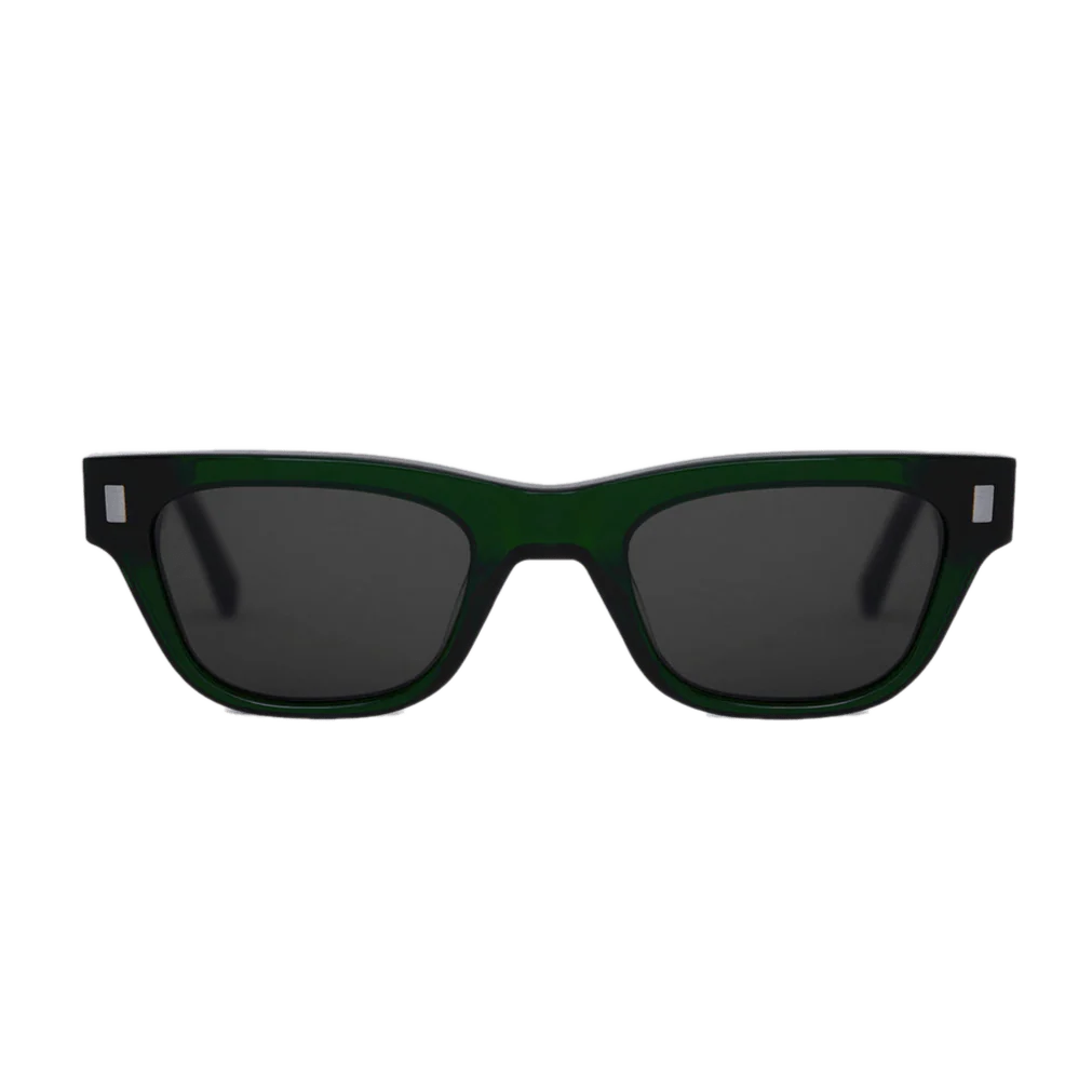Aki / Bottle Green & Grey Lens