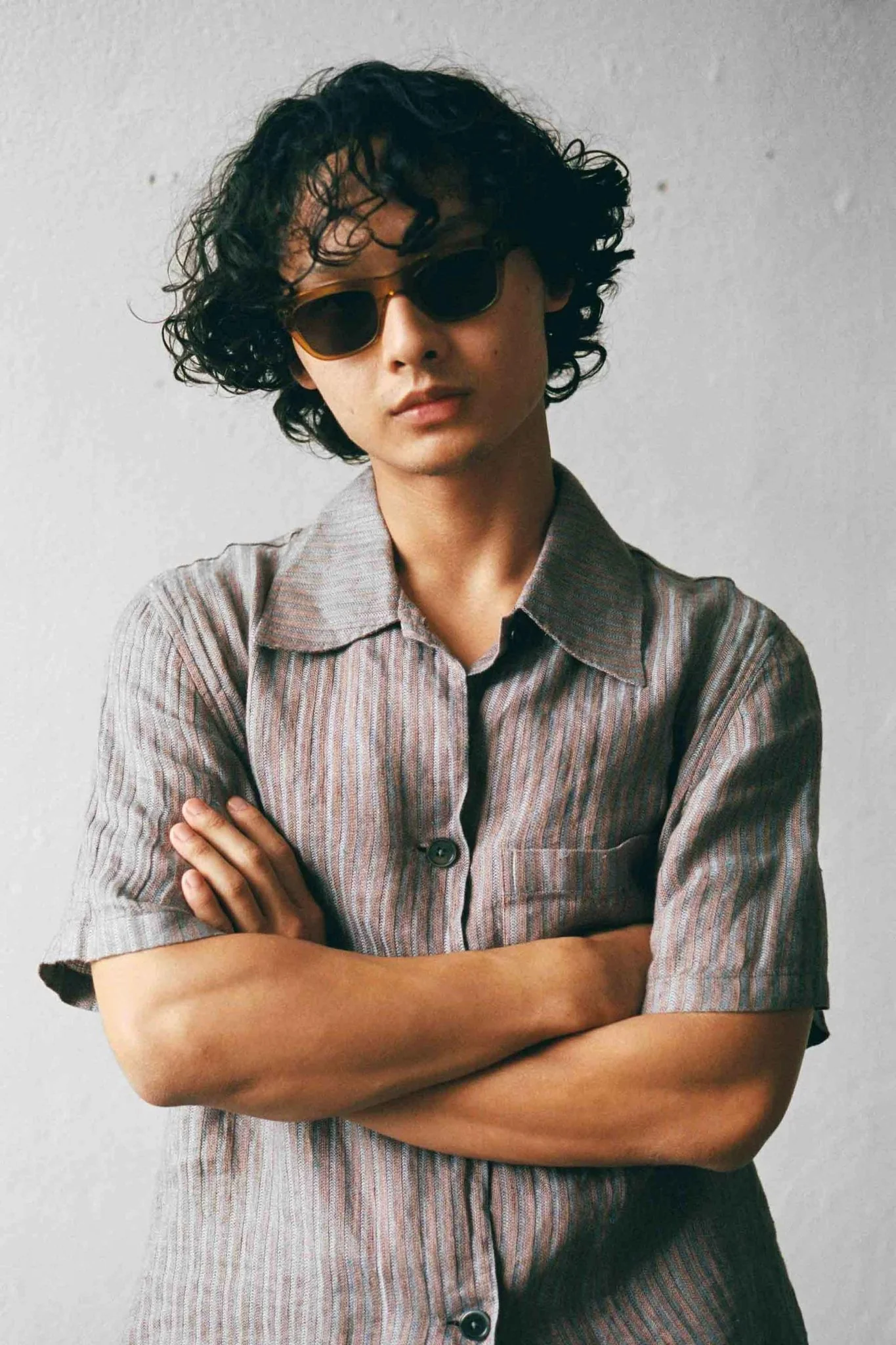 Aki / Caramel & Grey Solid Lens - Image 3