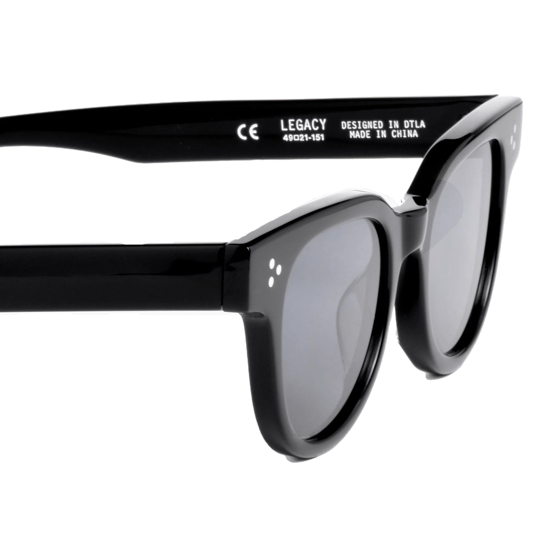Legacy / Black Acetate & Black Lens - Image 4