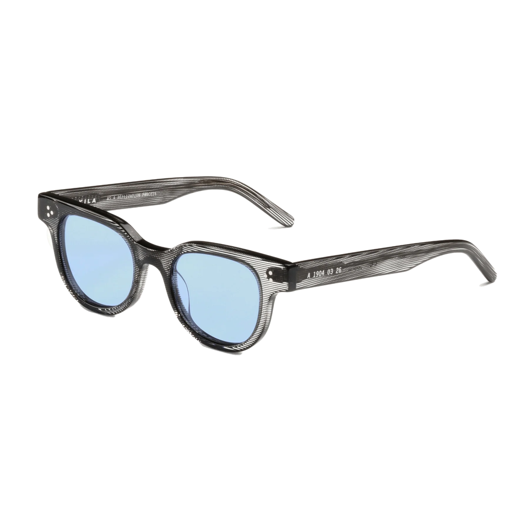 Legacy / Raw Moiré Acetate & Sky Blue Lens - Image 2