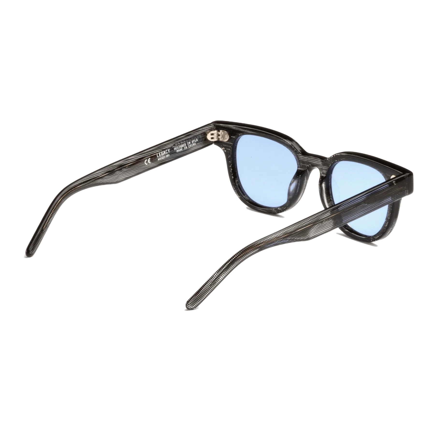 Legacy / Raw Moiré Acetate & Sky Blue Lens - Image 3