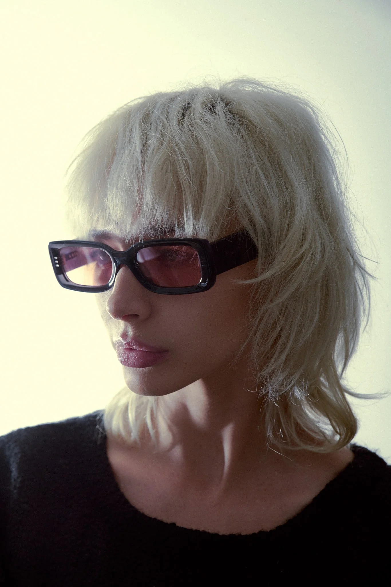 Verve 2.0 / Transparent Black Acetate & Rose Lens - Image 11