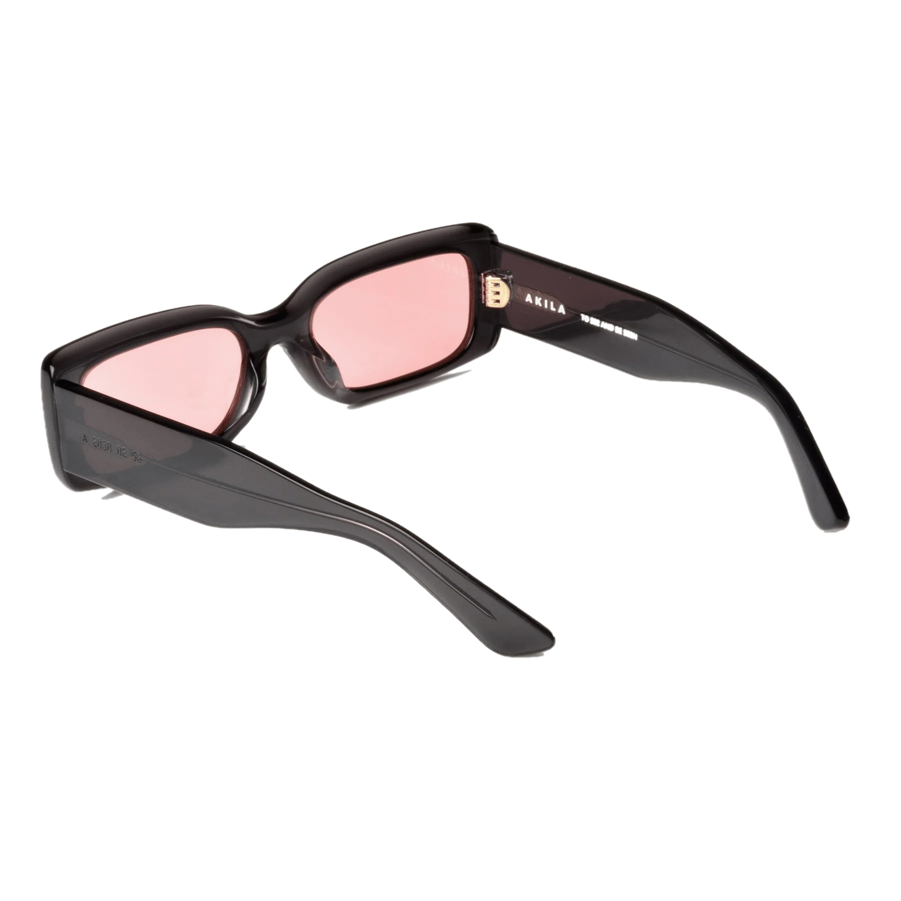 Verve 2.0 / Transparent Black Acetate & Rose Lens - Image 5