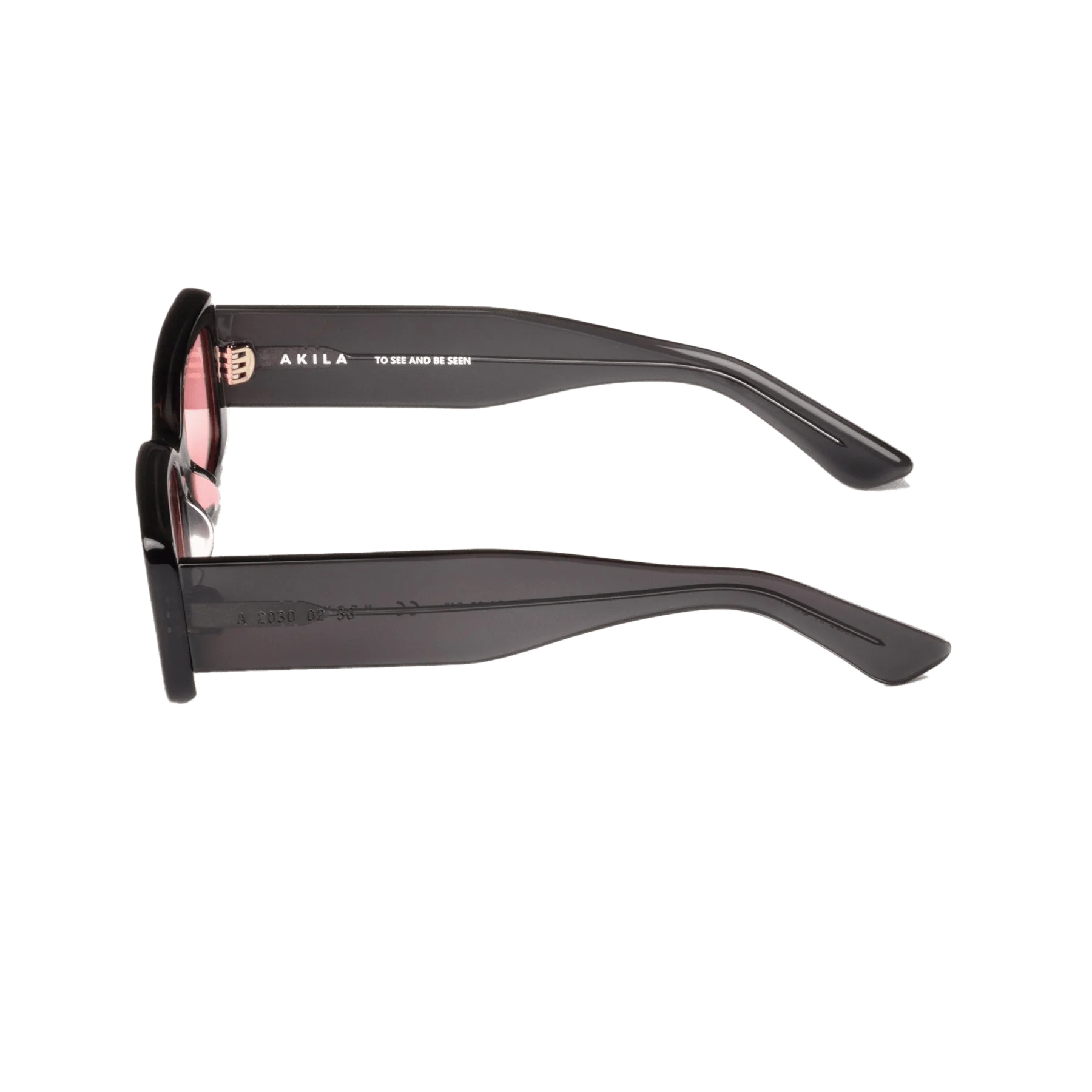Verve 2.0 / Transparent Black Acetate & Rose Lens - Image 7