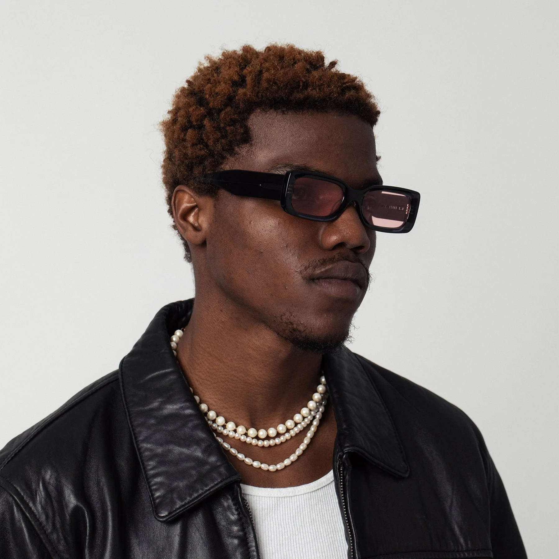Verve 2.0 / Transparent Black Acetate & Rose Lens - Image 8