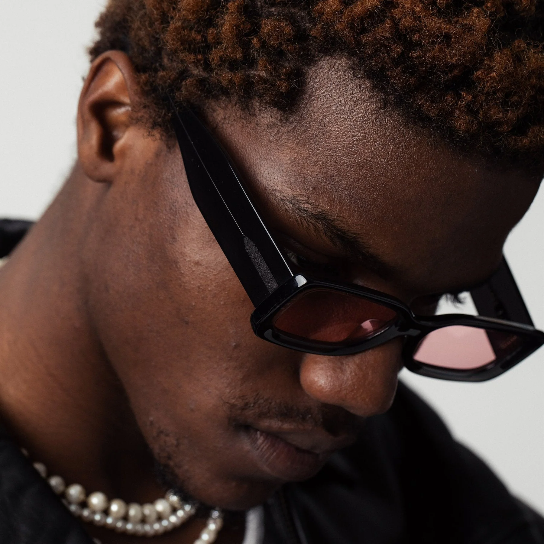 Verve 2.0 / Transparent Black Acetate & Rose Lens - Image 9