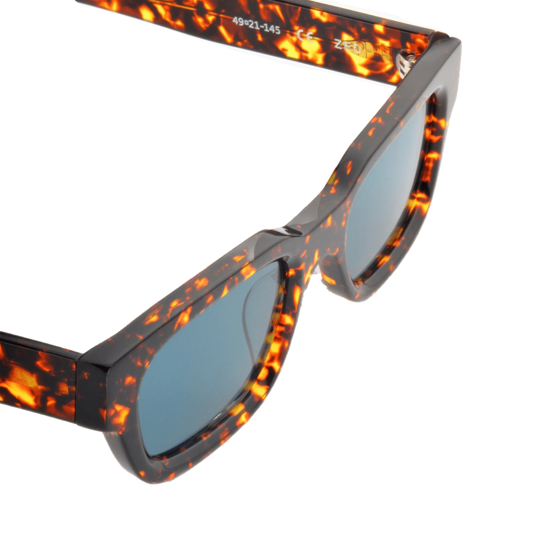 Zed / Havana Tortoise Acetate & Viridian Lens - Image 4
