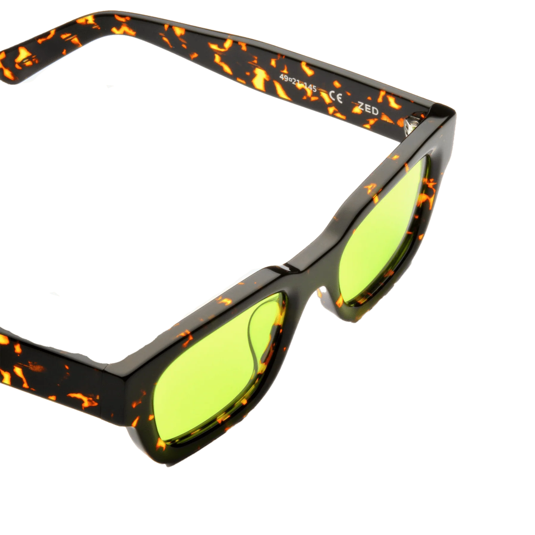 Zed / Tokyo Tortoise Acetate & Apple Green Lens - Image 3