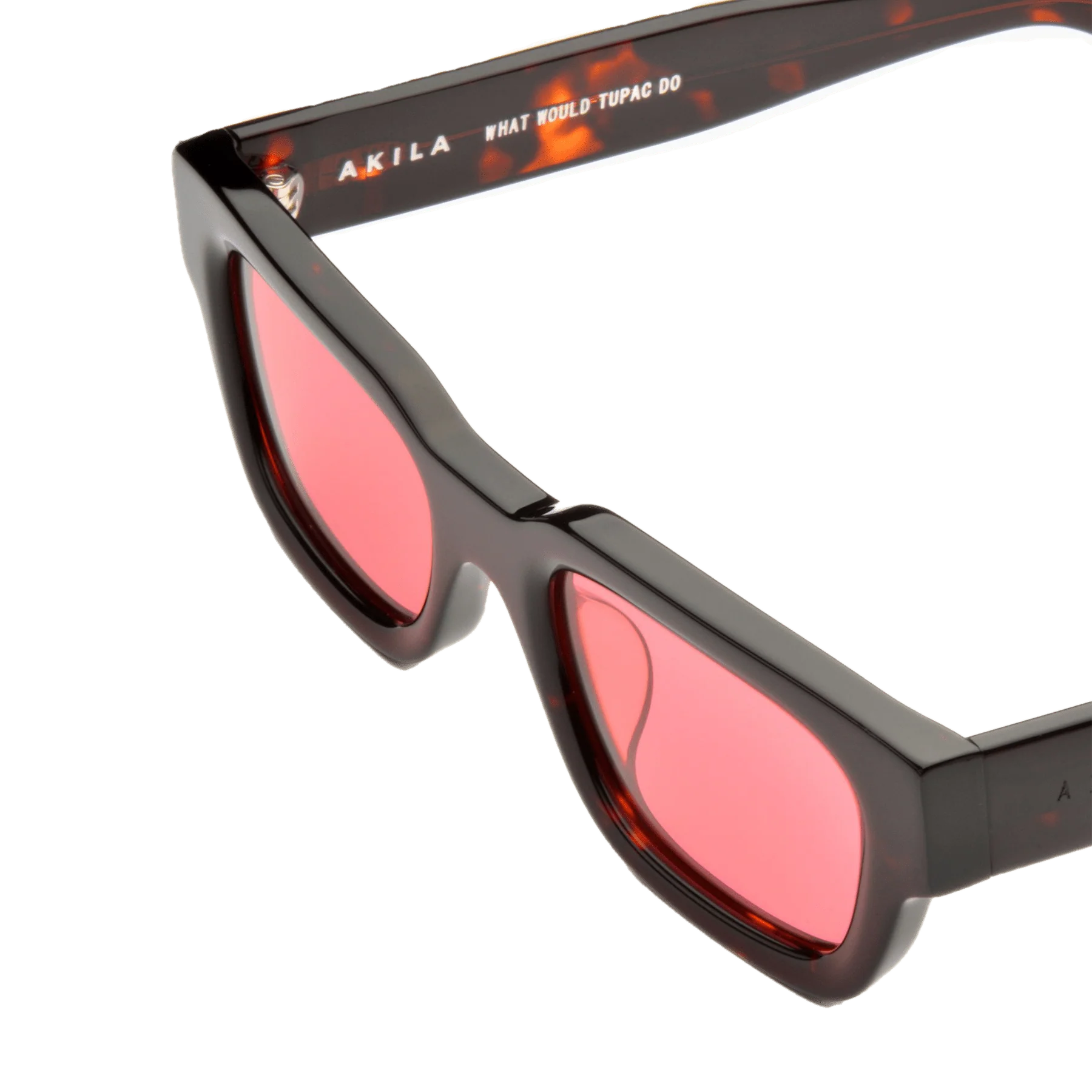Zed / Tortoise Acetate & Rose Lens - Image 3
