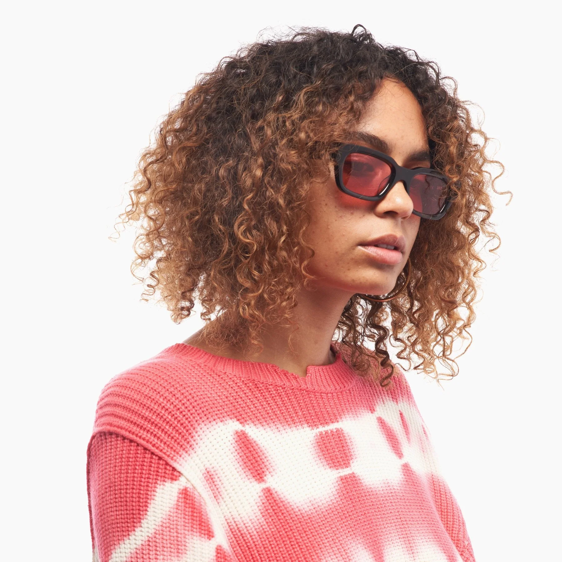 Zed / Tortoise Acetate & Rose Lens - Image 7