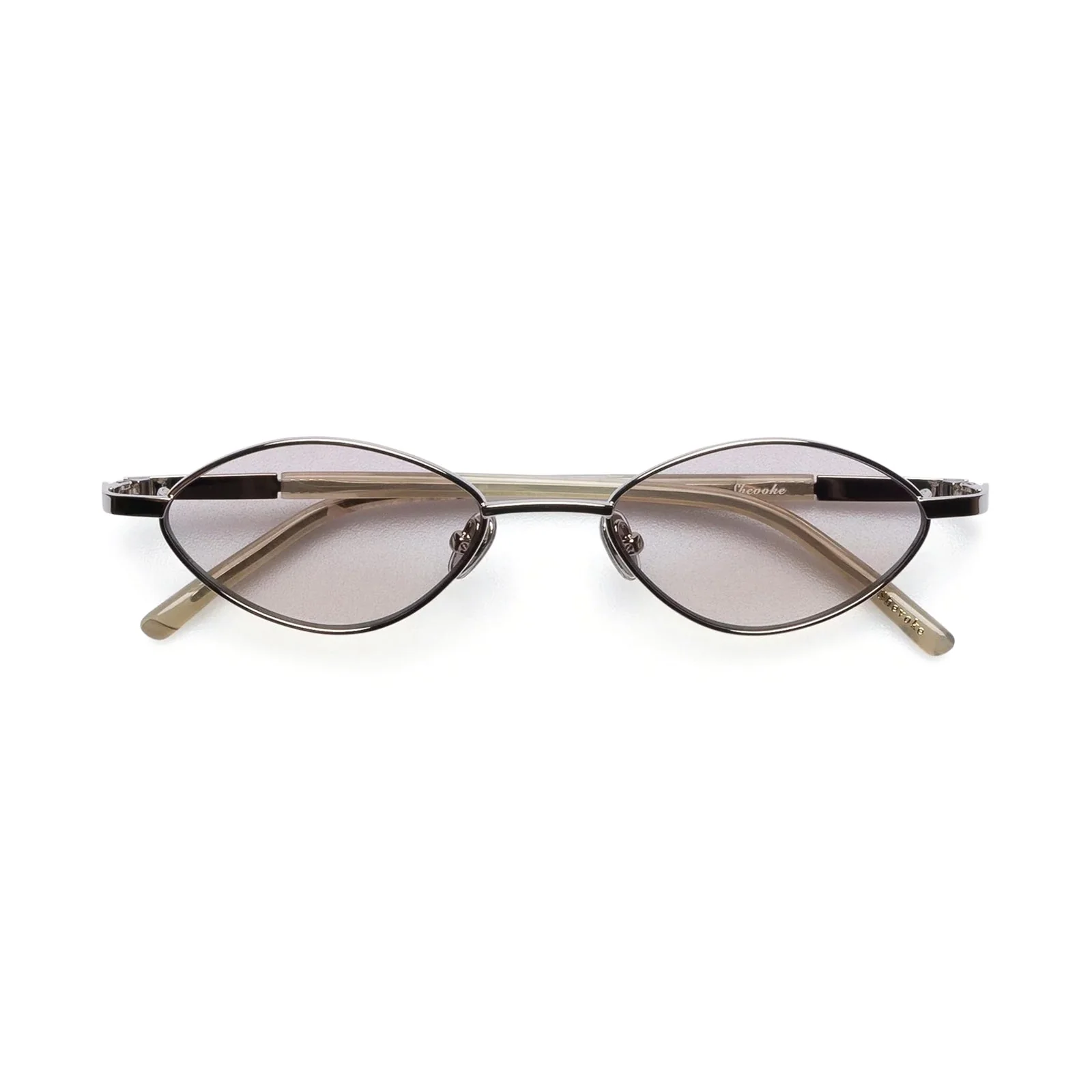 Alaia / Silver & Gradient Brown Lens