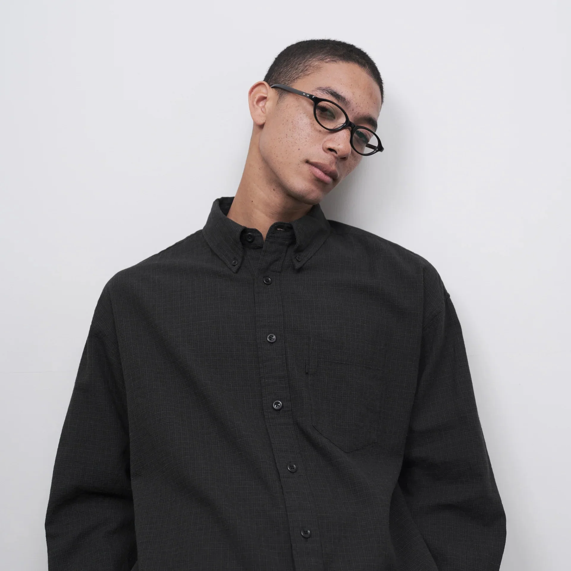 Alien Optical / Black Acetate & Blue-Light Lens - Image 4