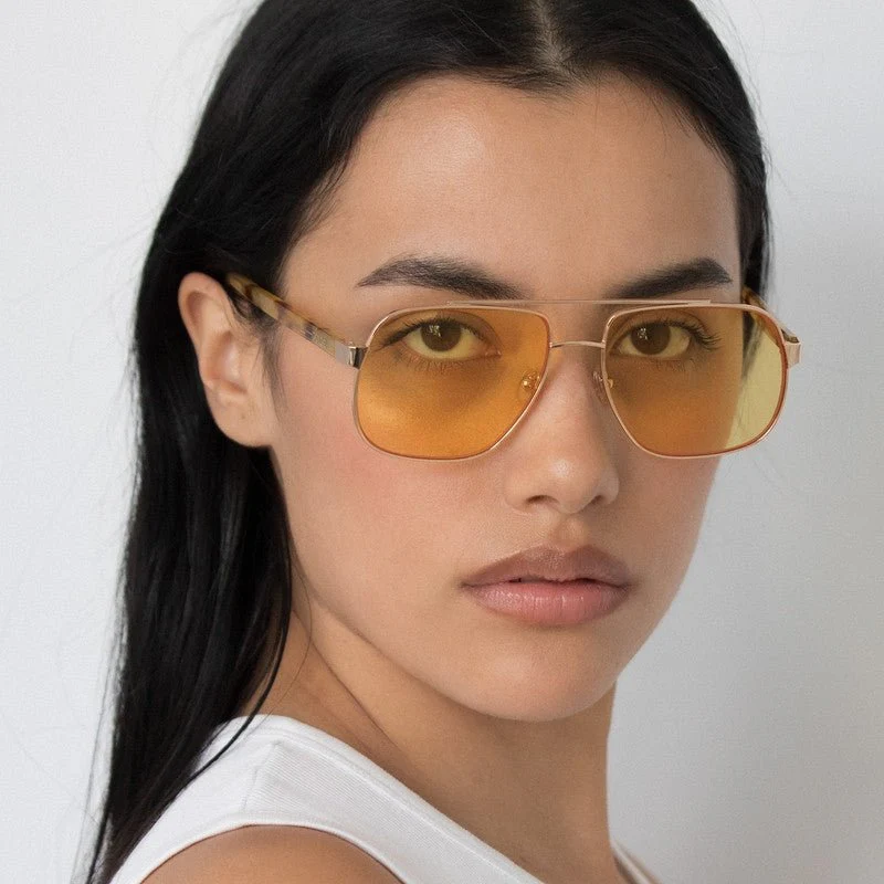 Amelia / Soft Gold Crème Brûlée & Yellow Lens - Image 4