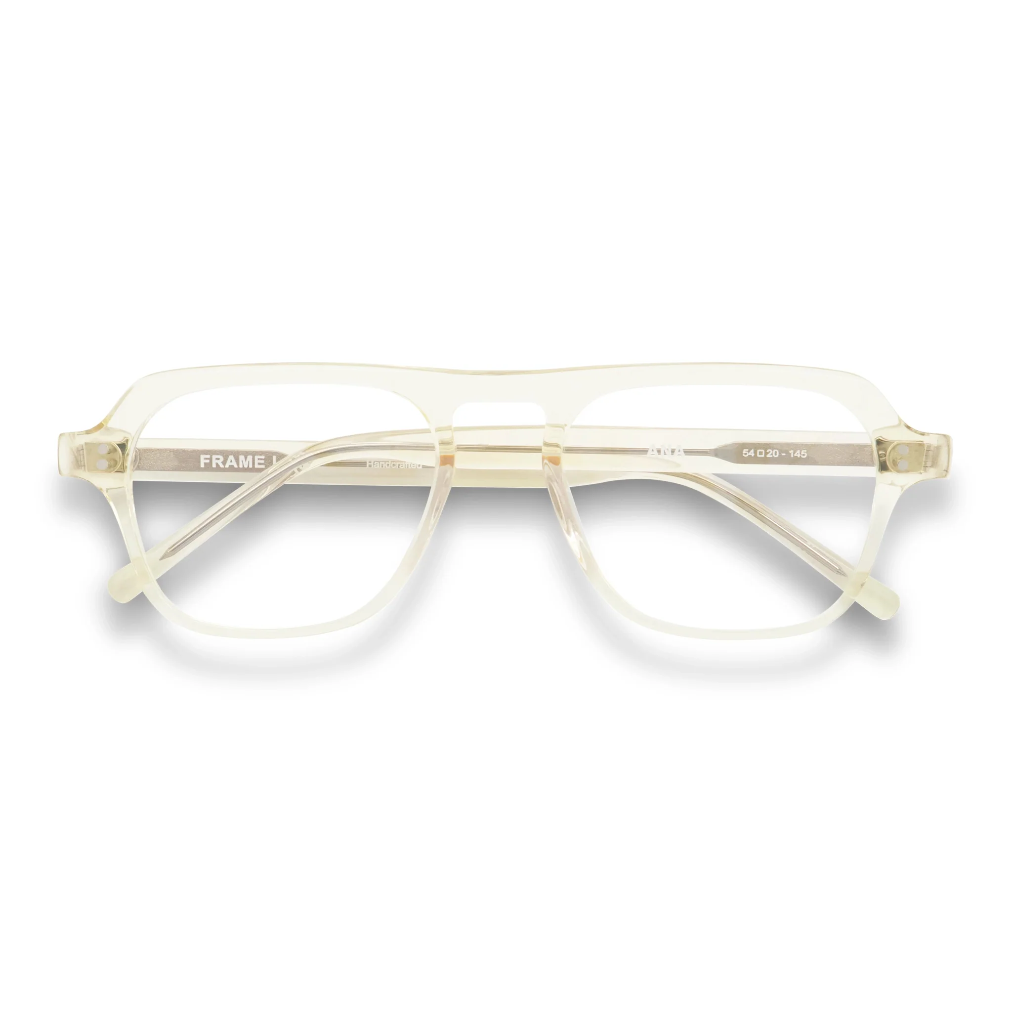 Ana Optical / Blonde Crystal Acetate & Prescription Lens