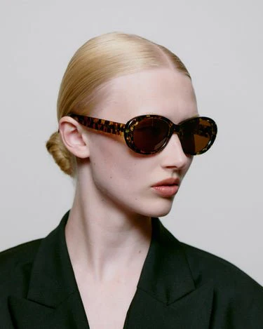 Anma / Black Yellow Tortoise & Brown Lens - Image 6