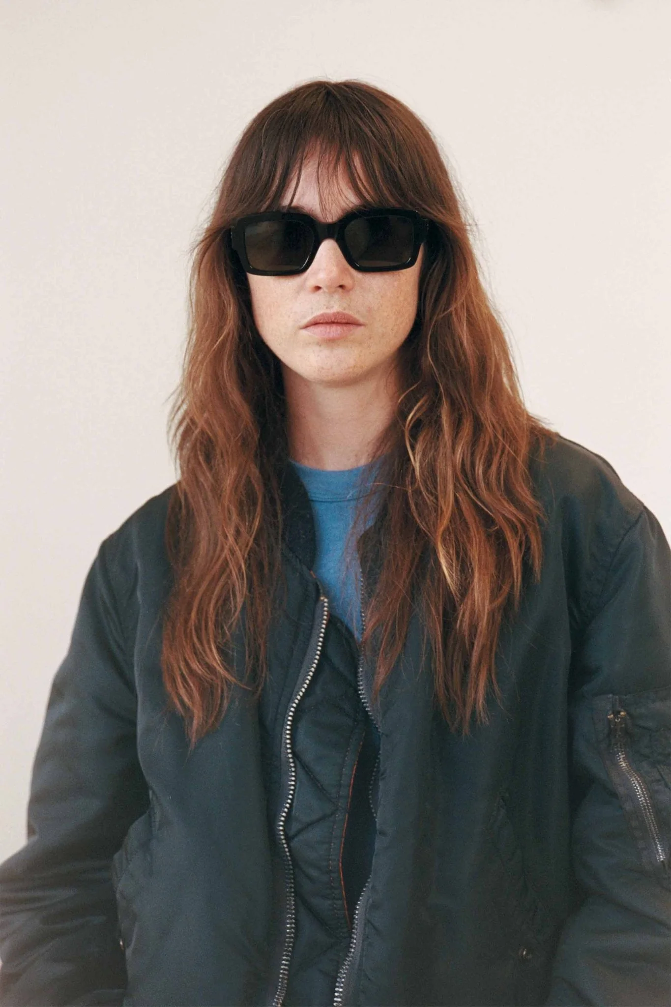 Apollo / Black Acetate & Green Solid Lens - Image 4