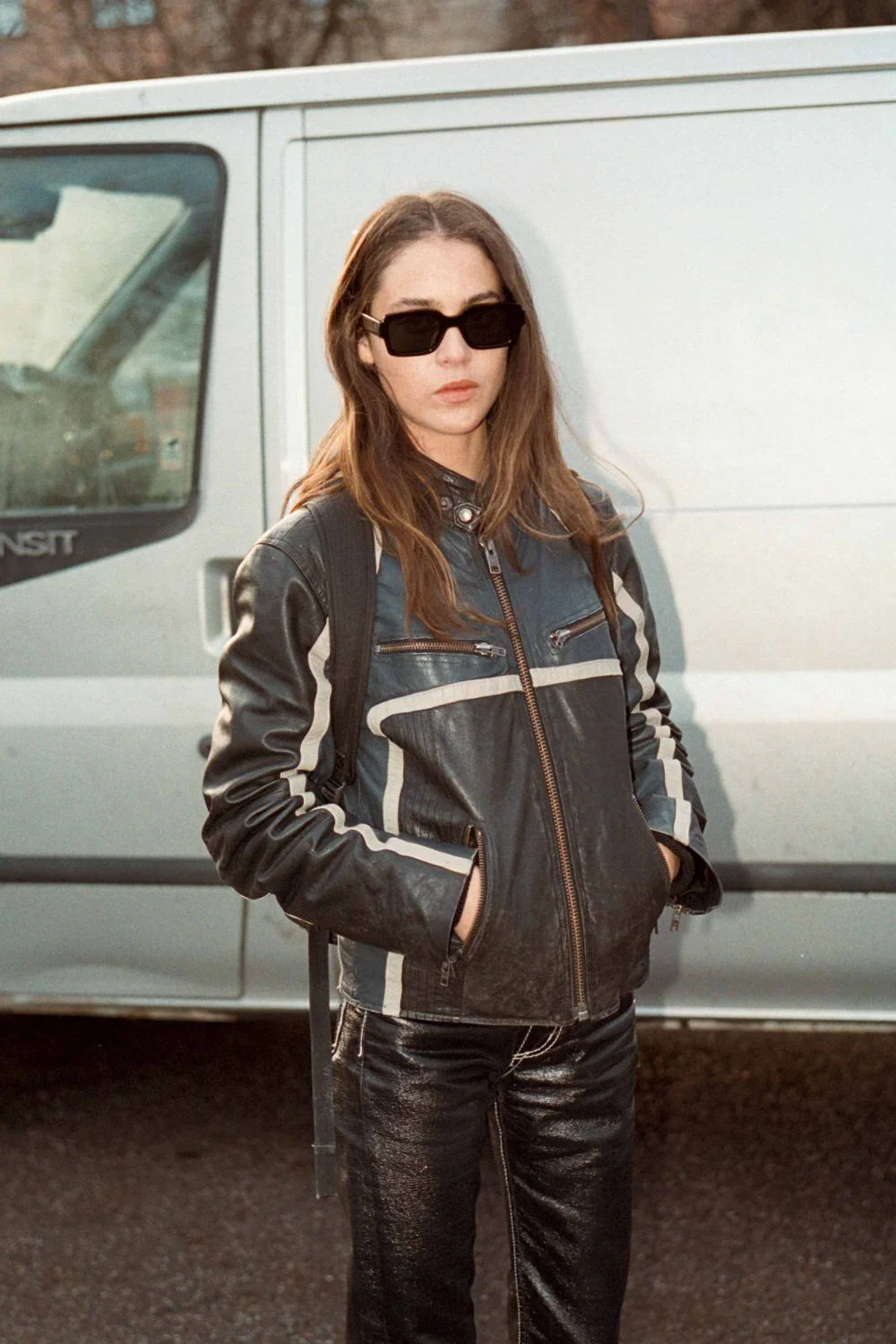 Apollo / Black Acetate & Green Solid Lens - Image 8