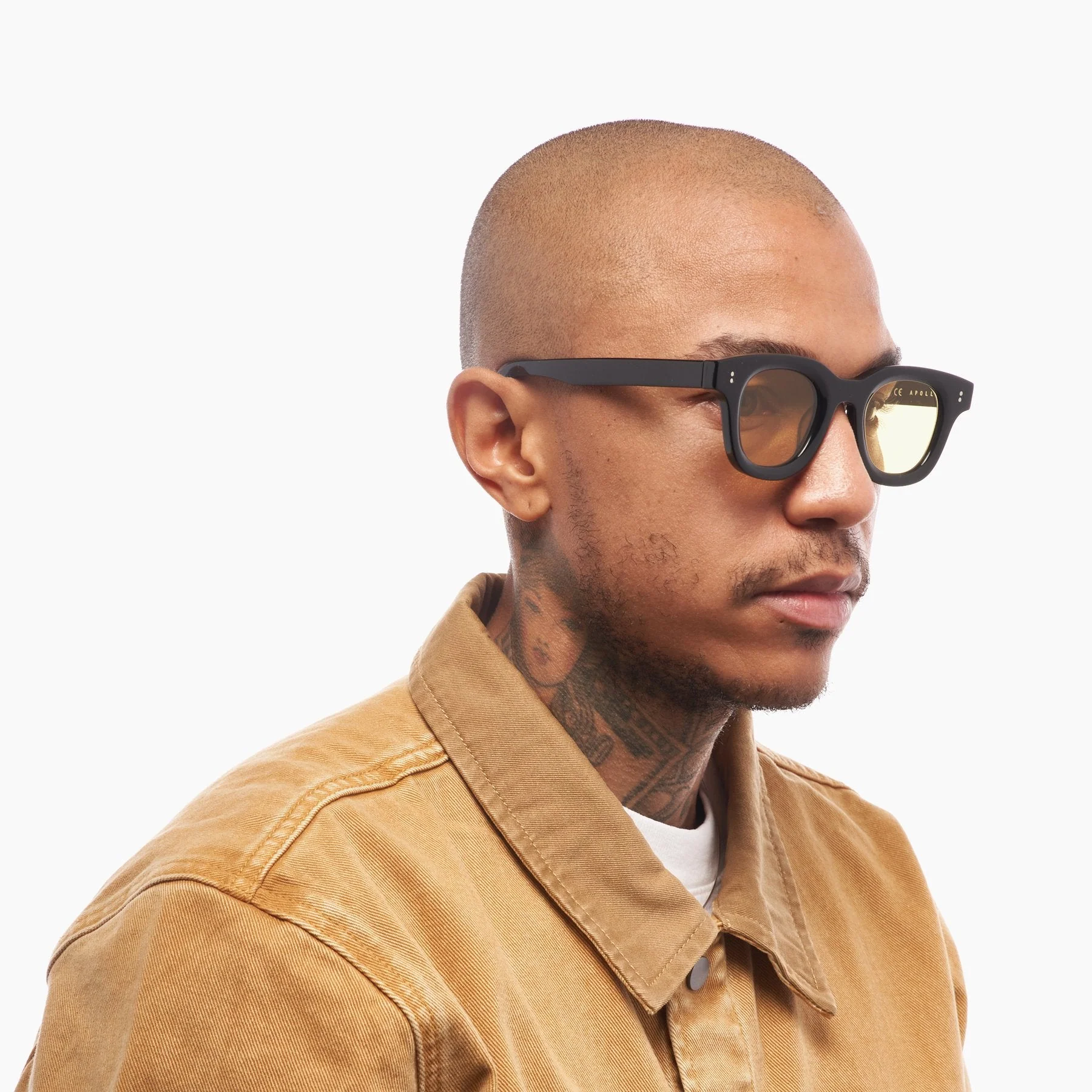 Apollo / Black Acetate & Yellow Lens - Image 6