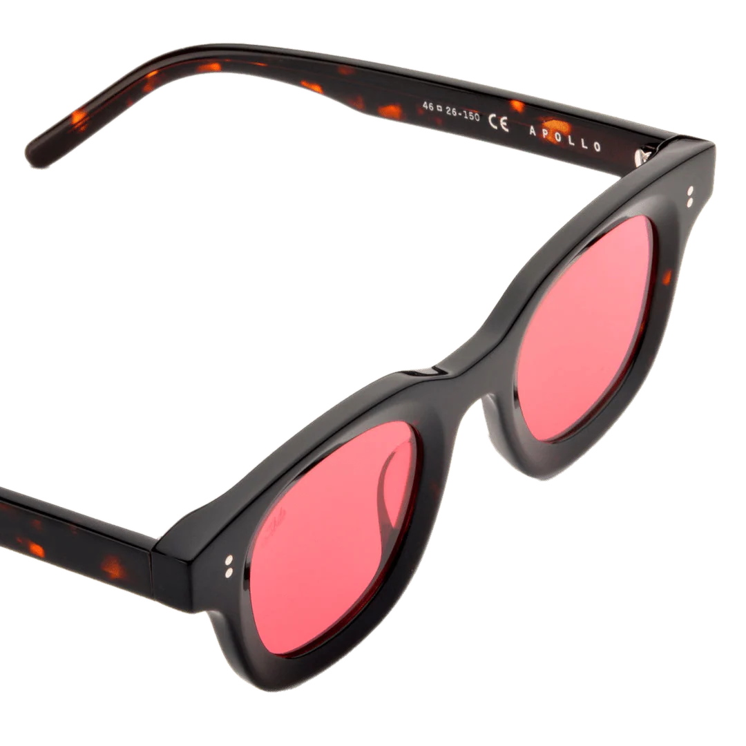 Apollo / Dark Tortoise Acetate & Rose Lens - Image 4