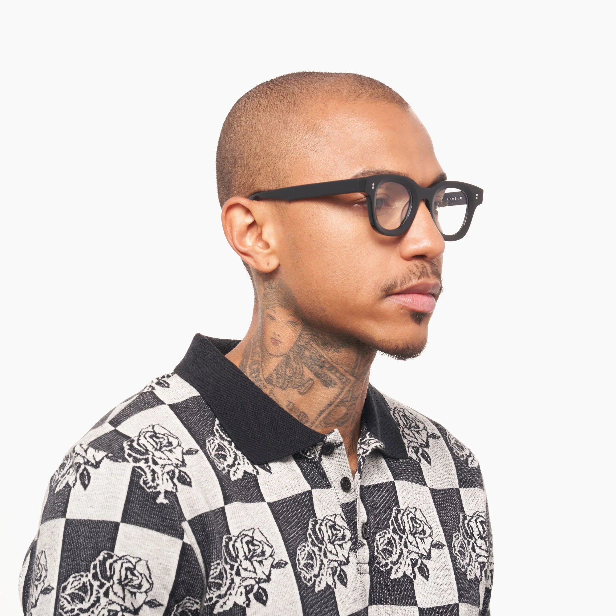 Apollo Optical / Black Acetate & Blue-Light Lens - Image 4