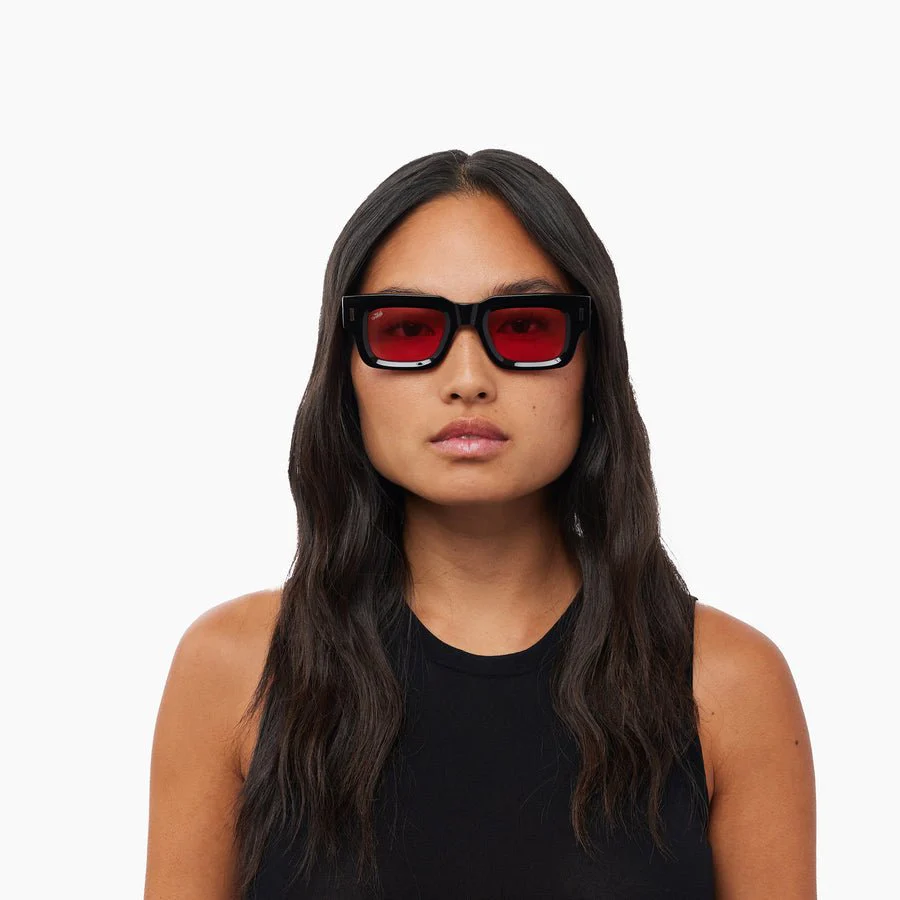 Ares / Black Acetate & Rose Lens - Image 15