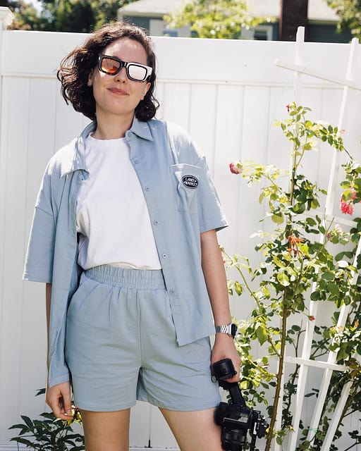 Ares / Black Acetate & Rose Lens - Image 8