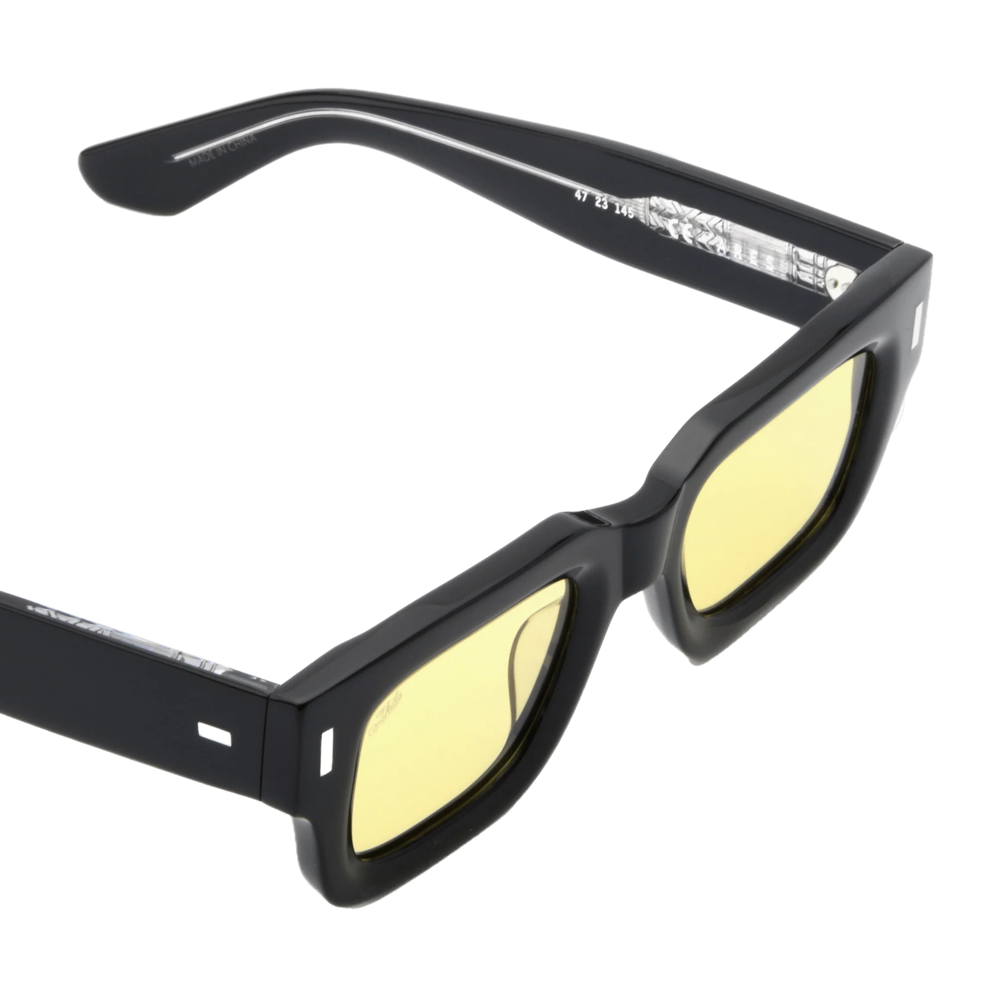 Ares / Black Acetate & Yellow Lens - Image 3