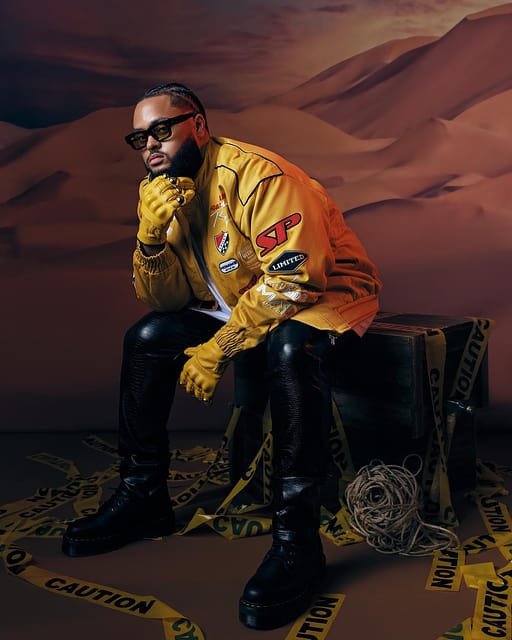 Ares / Black Acetate & Yellow Lens - Image 6