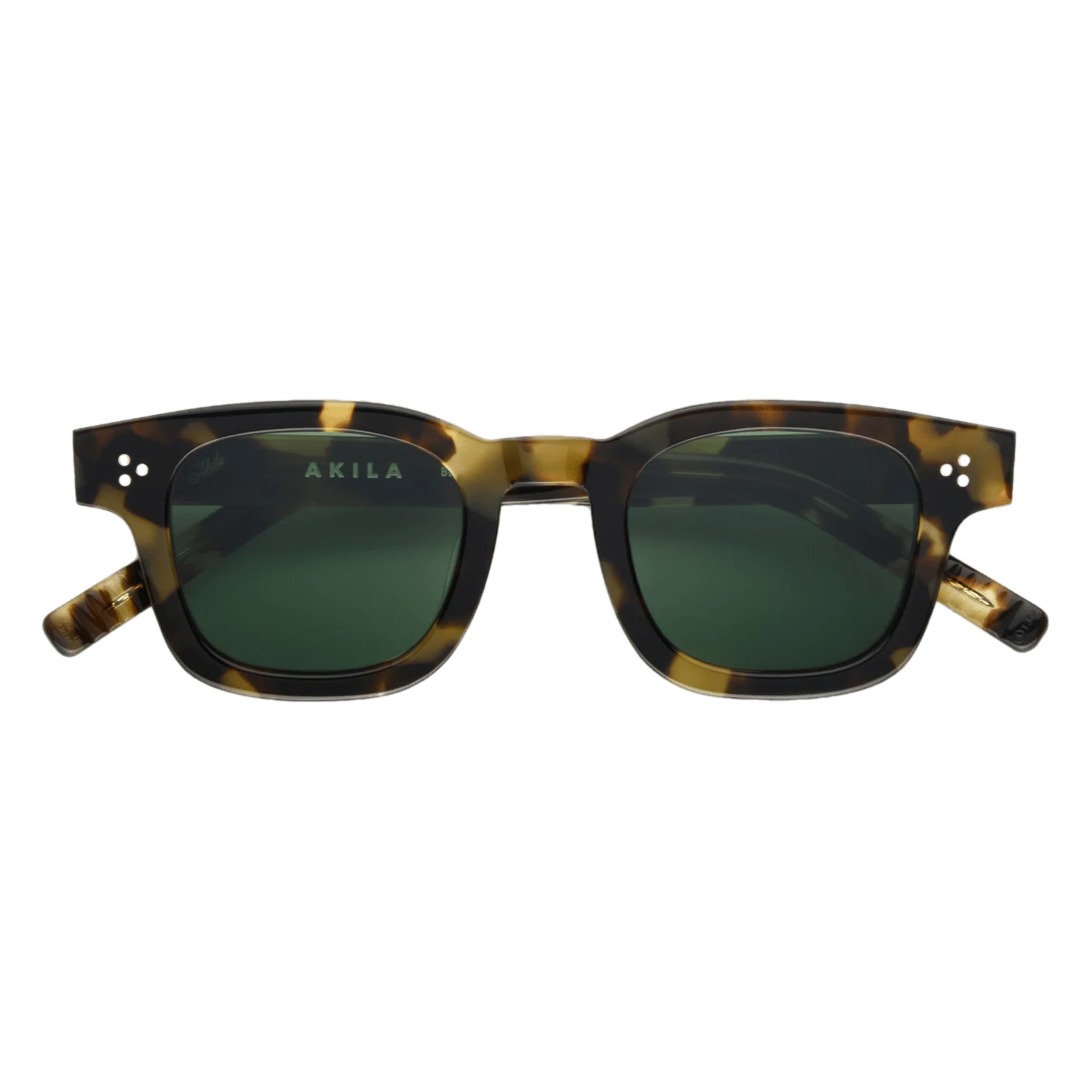 Ascent / Camo Tortoise Acetate & Green Lens