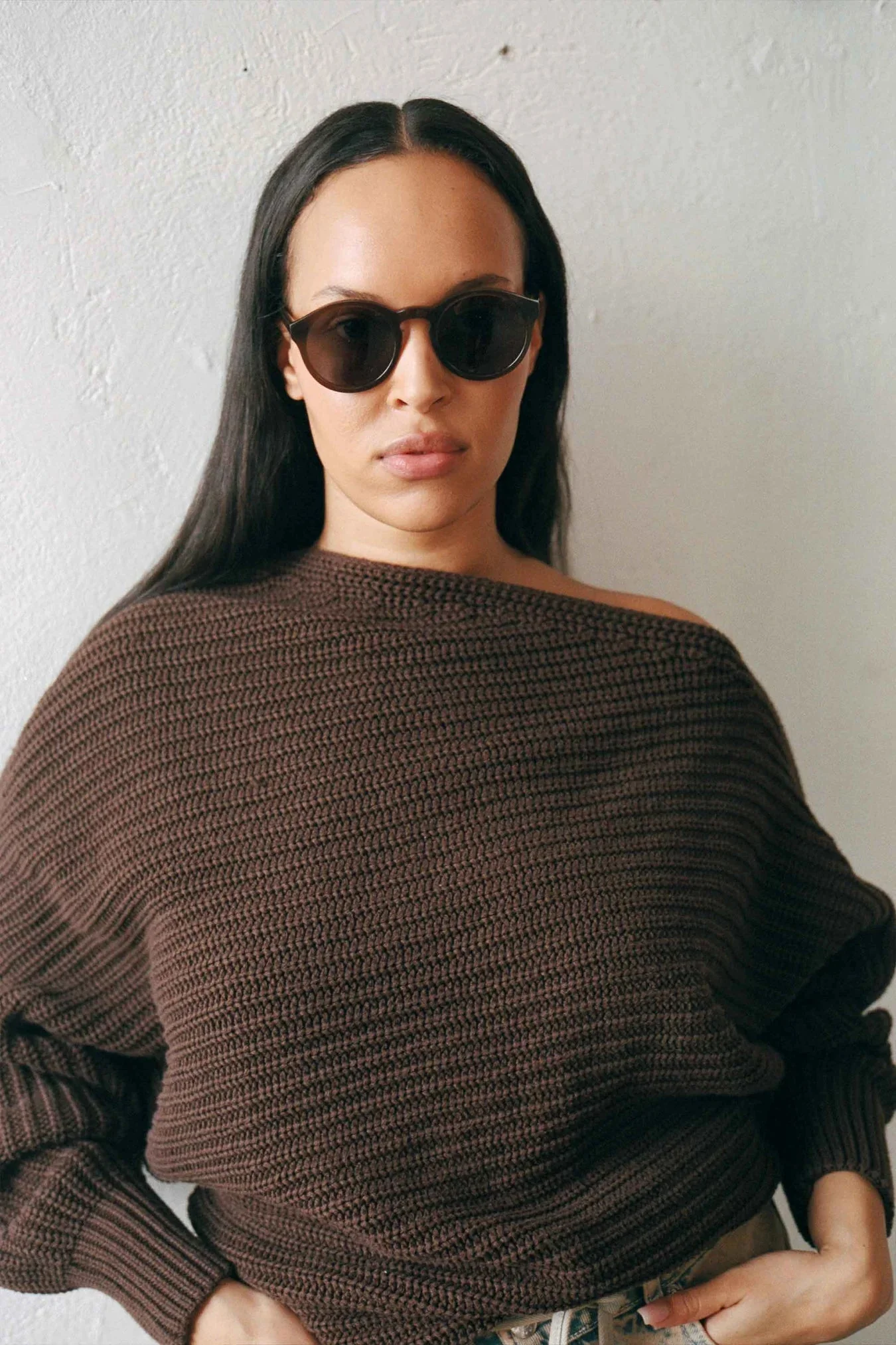 Barstow / Chocolate Acetate & Grey Solid Lens - Image 4