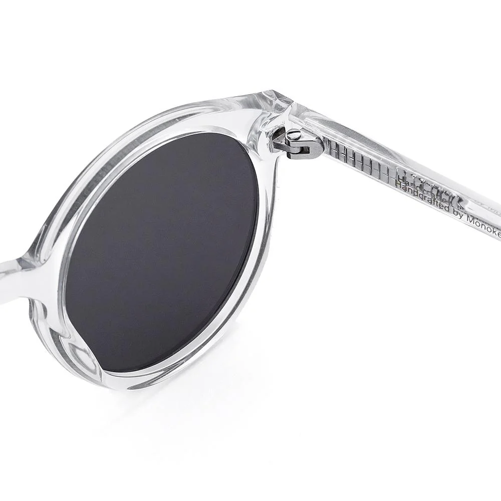 Barstow / Crystal Acetate & Grey Solid Lens - Image 3