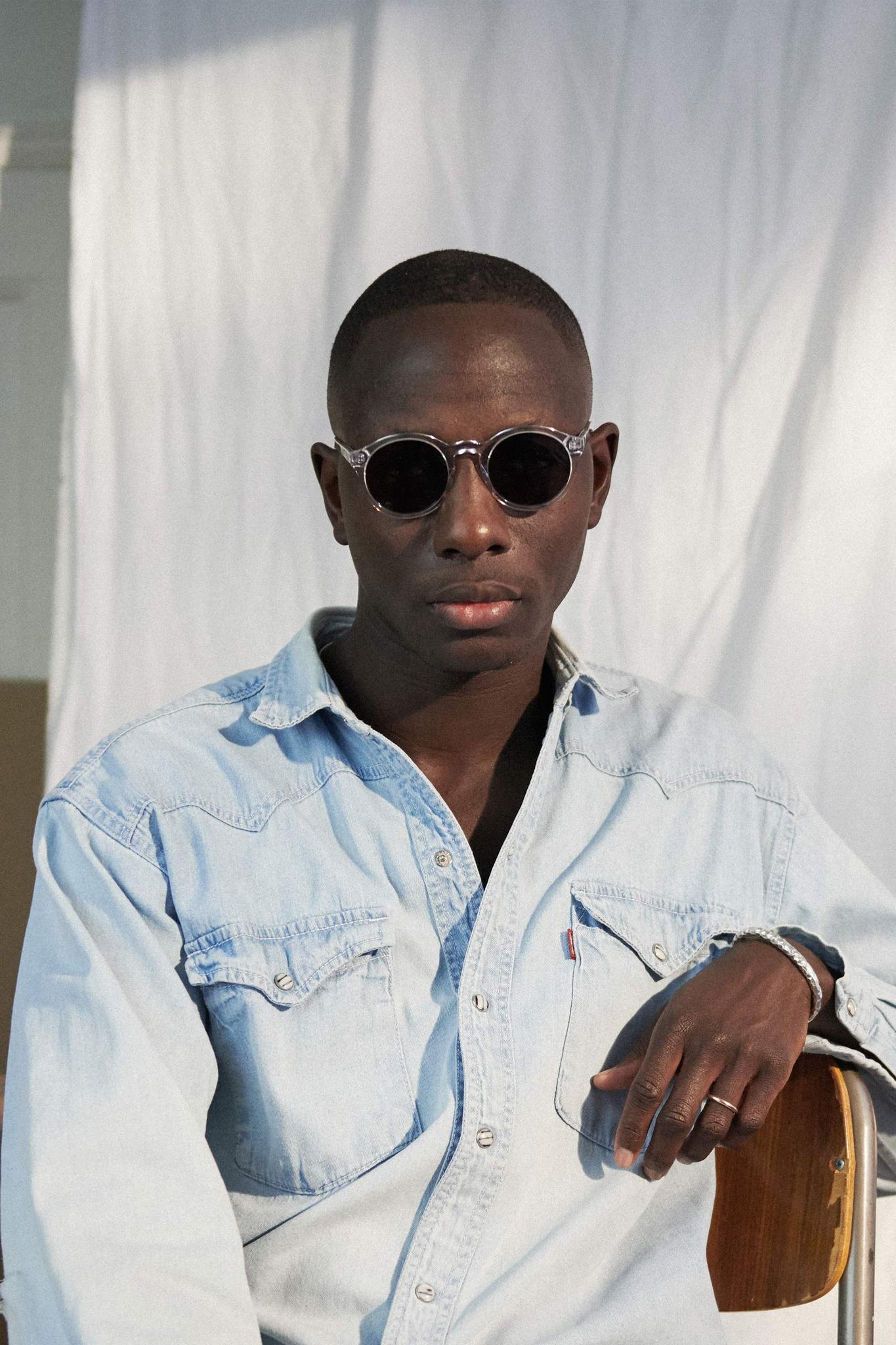 Barstow / Crystal Acetate & Grey Solid Lens - Image 7