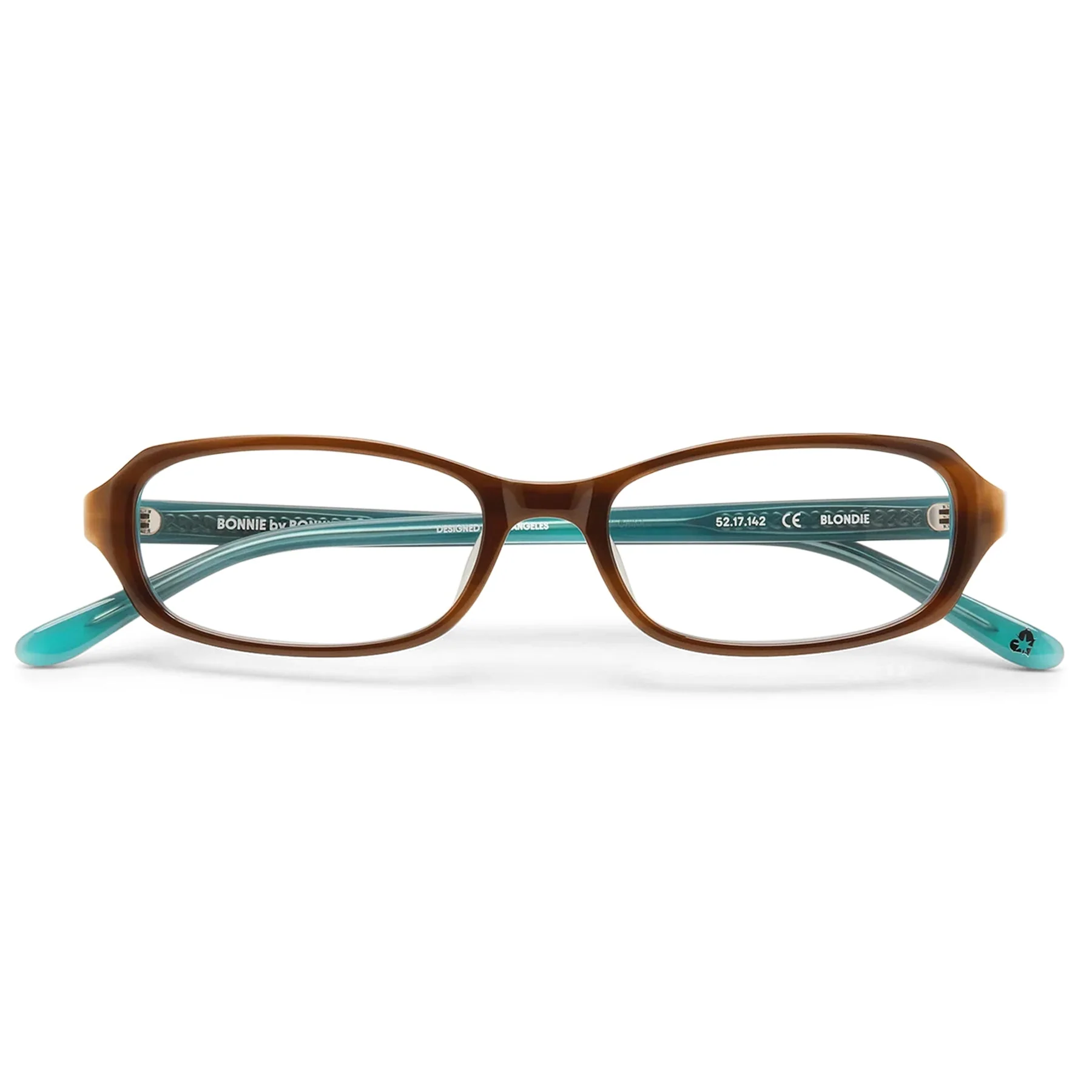 Blondie Optical / Layered Teal Demi & Blue-Light Lens