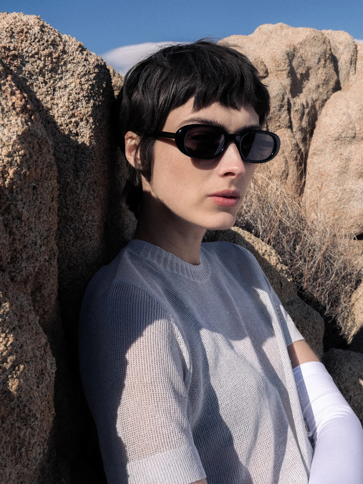Blossom / Black Acetate & Black Lens - Image 4