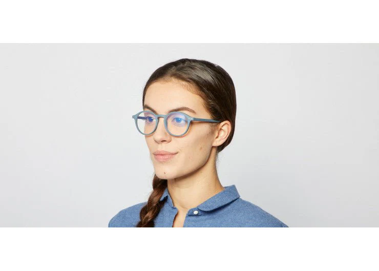 Blue-Light Blocker Glasses / Style D / Grey - Image 3