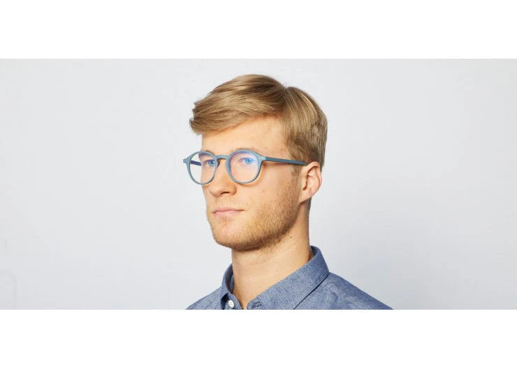 Blue-Light Blocker Glasses / Style D / Grey - Image 6