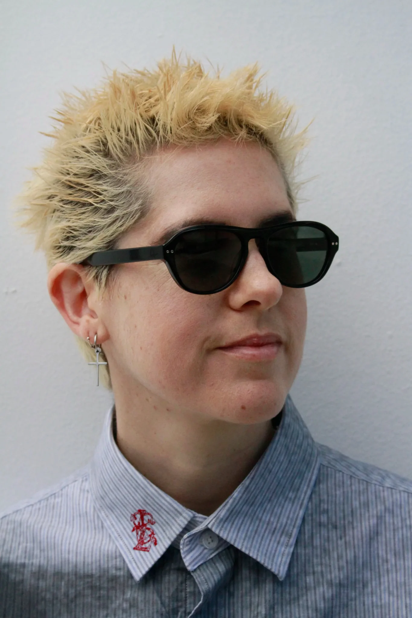 Carlos / Black Acetate & Polarised Green Lens - Image 3