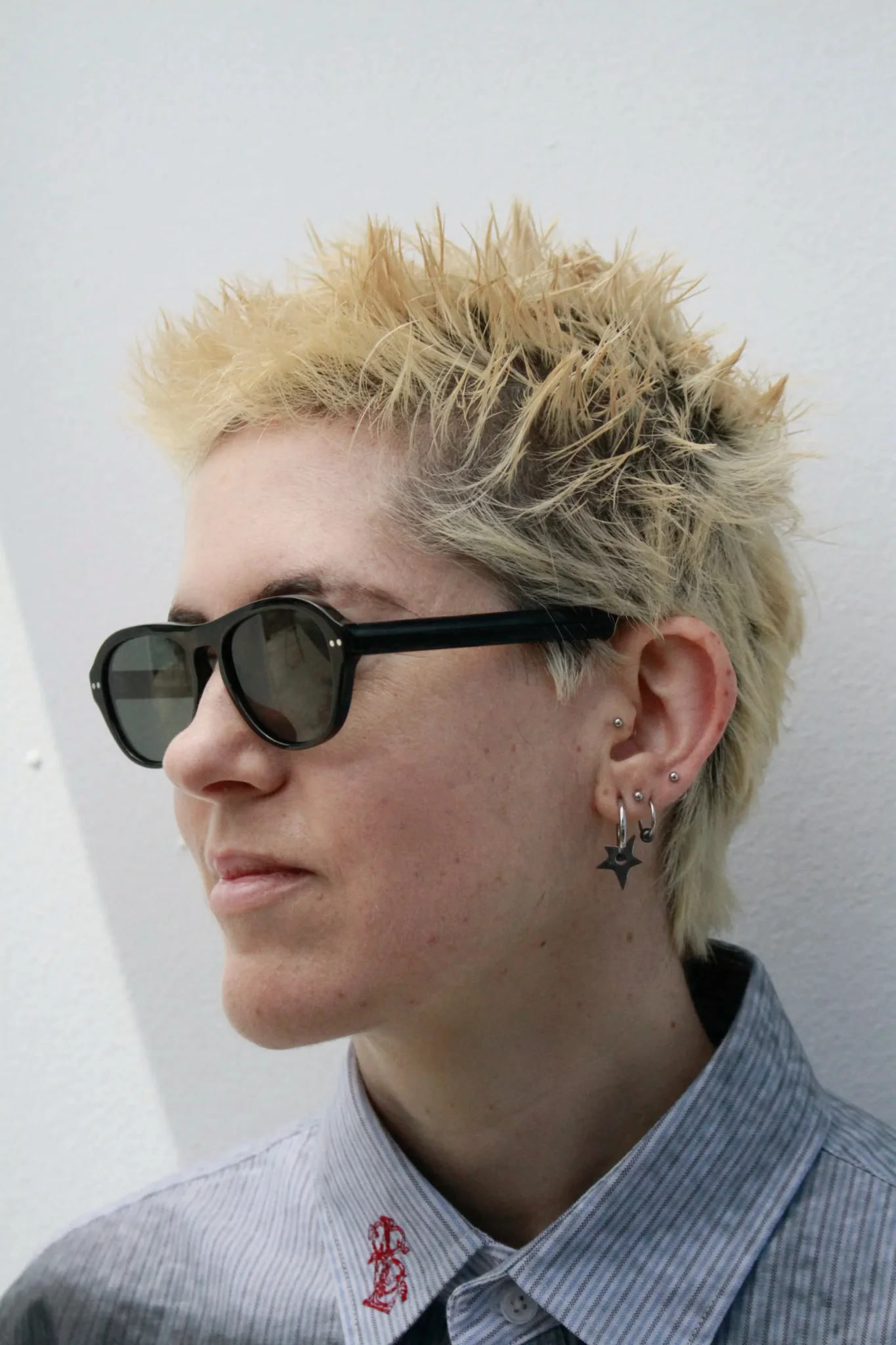 Carlos / Black Acetate & Polarised Green Lens - Image 4