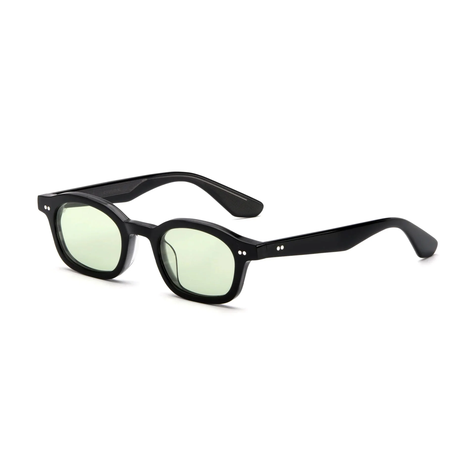 Ceres / Black Acetate & Light Green Lens - Image 2
