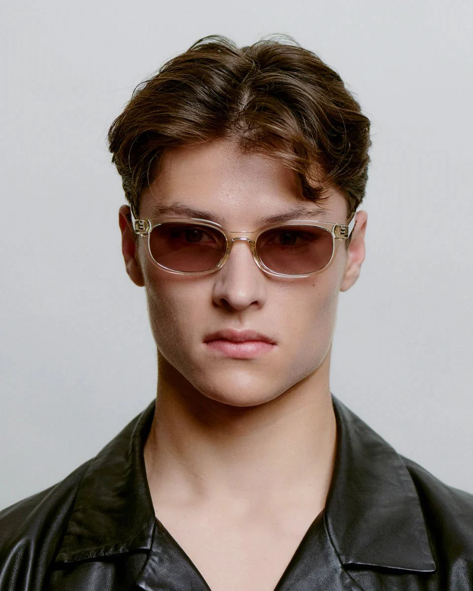 Charlie / Ecru Transparent & Brown Lens - Image 3