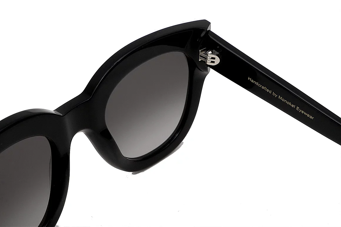 Cleo / Black Acetate & Grey Gradient Lens - Image 3
