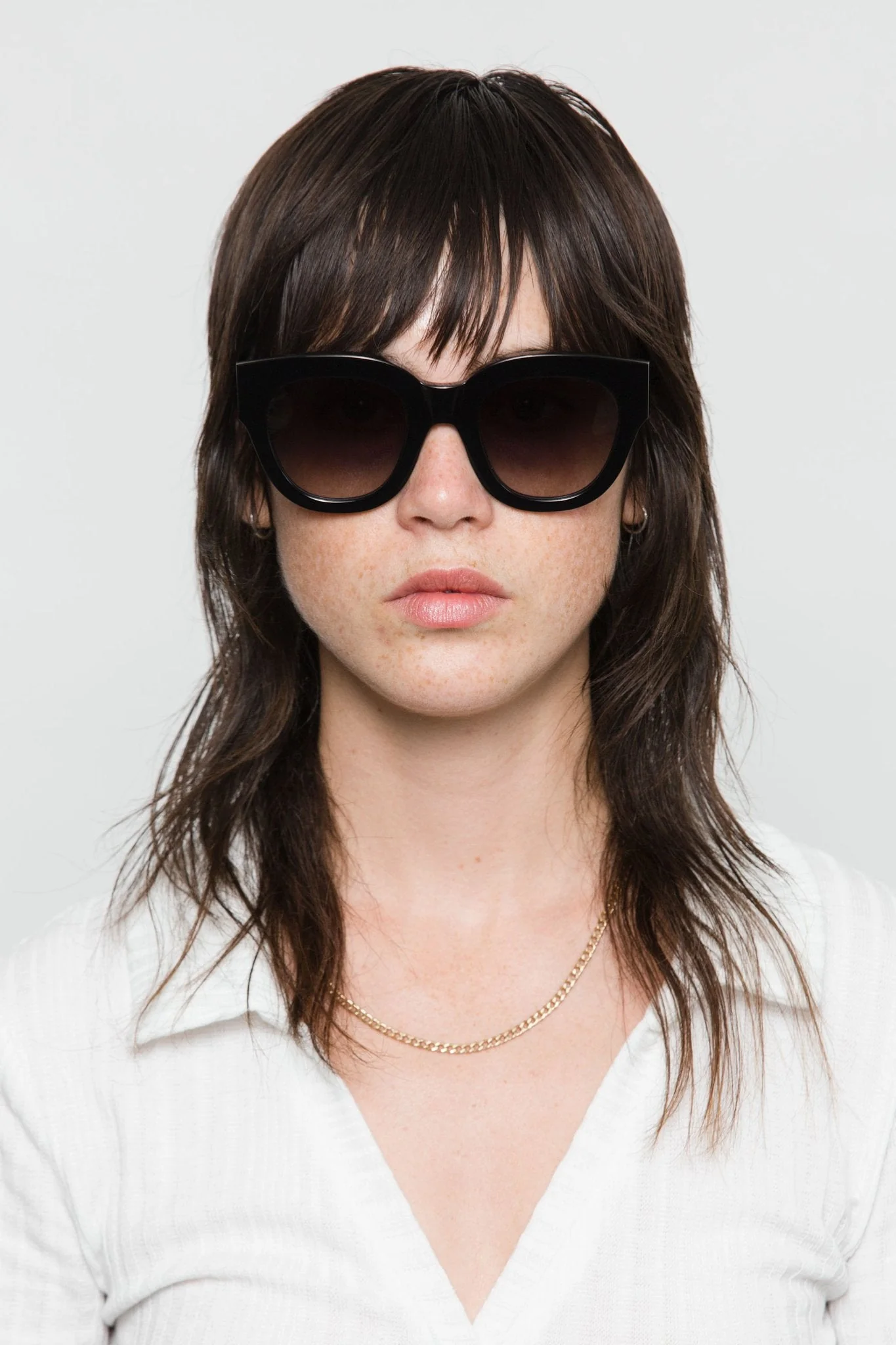 Cleo / Black Acetate & Grey Gradient Lens - Image 7