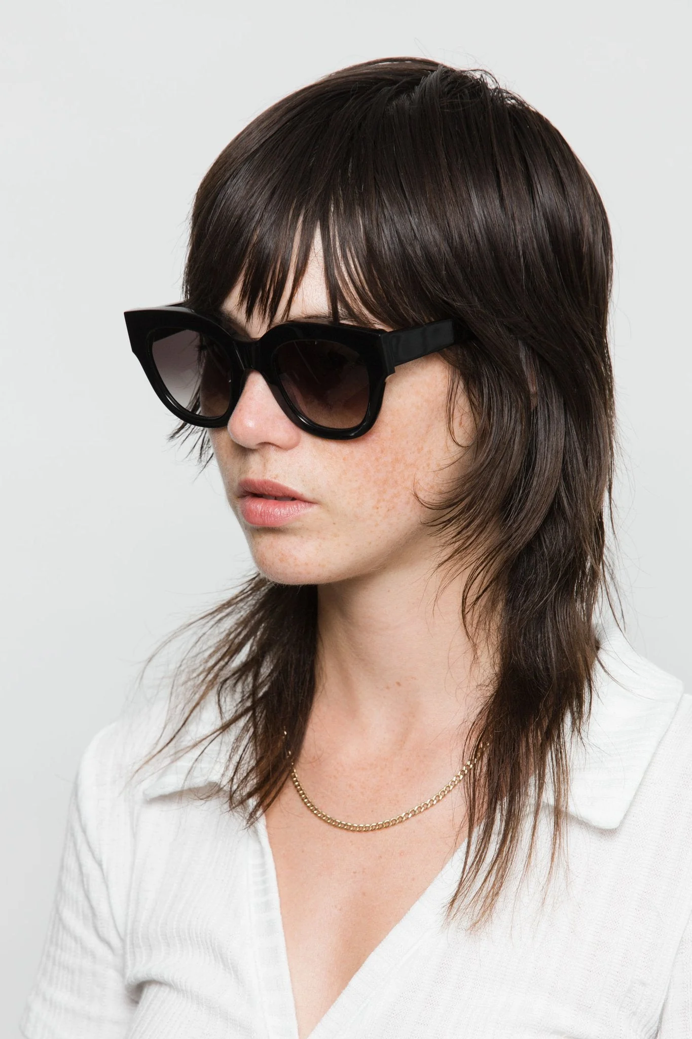 Cleo / Black Acetate & Grey Gradient Lens - Image 8