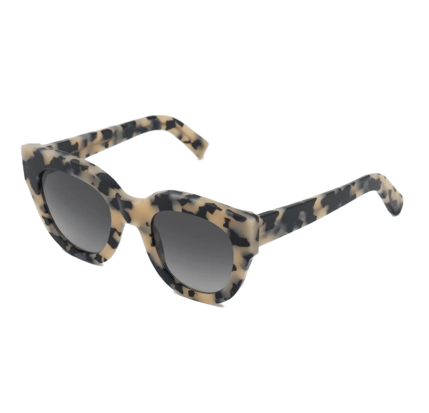 Cleo / Black White Havana & Grey Gradient Lens - Image 2