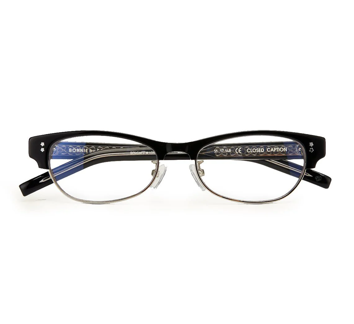 Closed Caption Optical / Black & Blue-Light Lens
