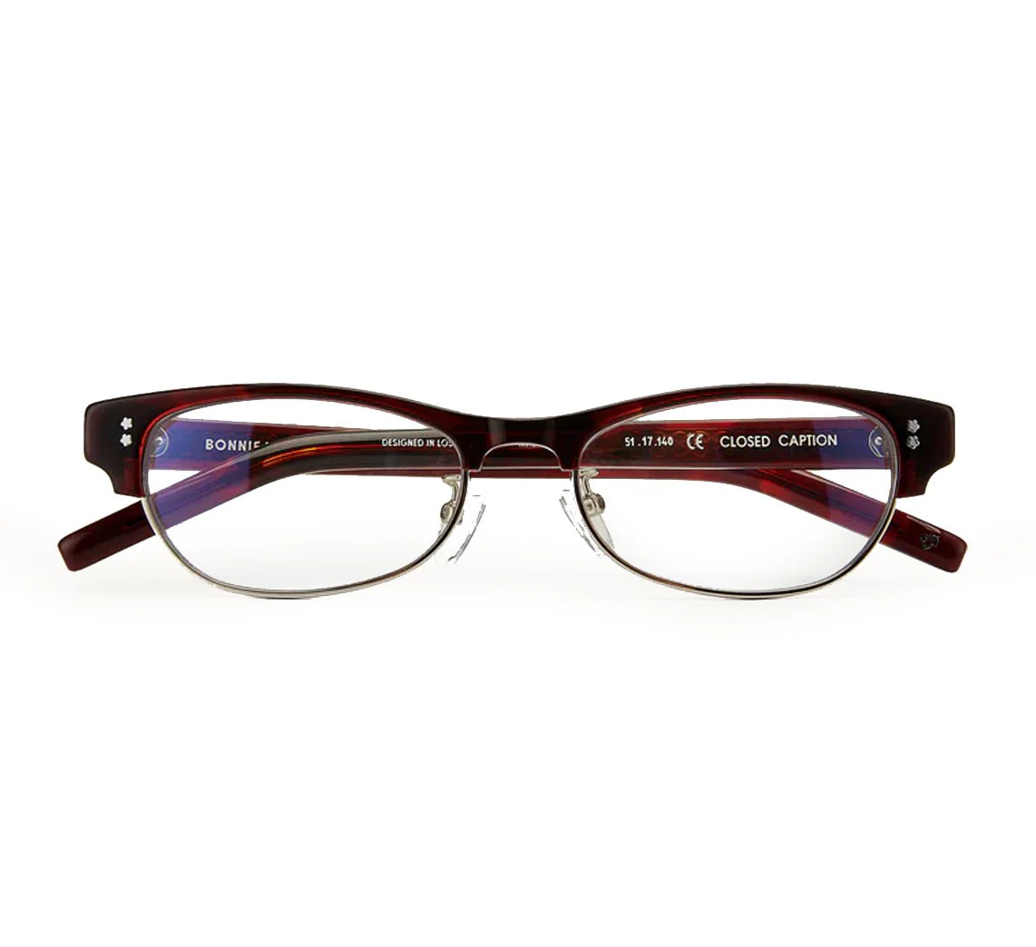 Closed Caption Optical / Red Tortoise & Blue-Light Lens