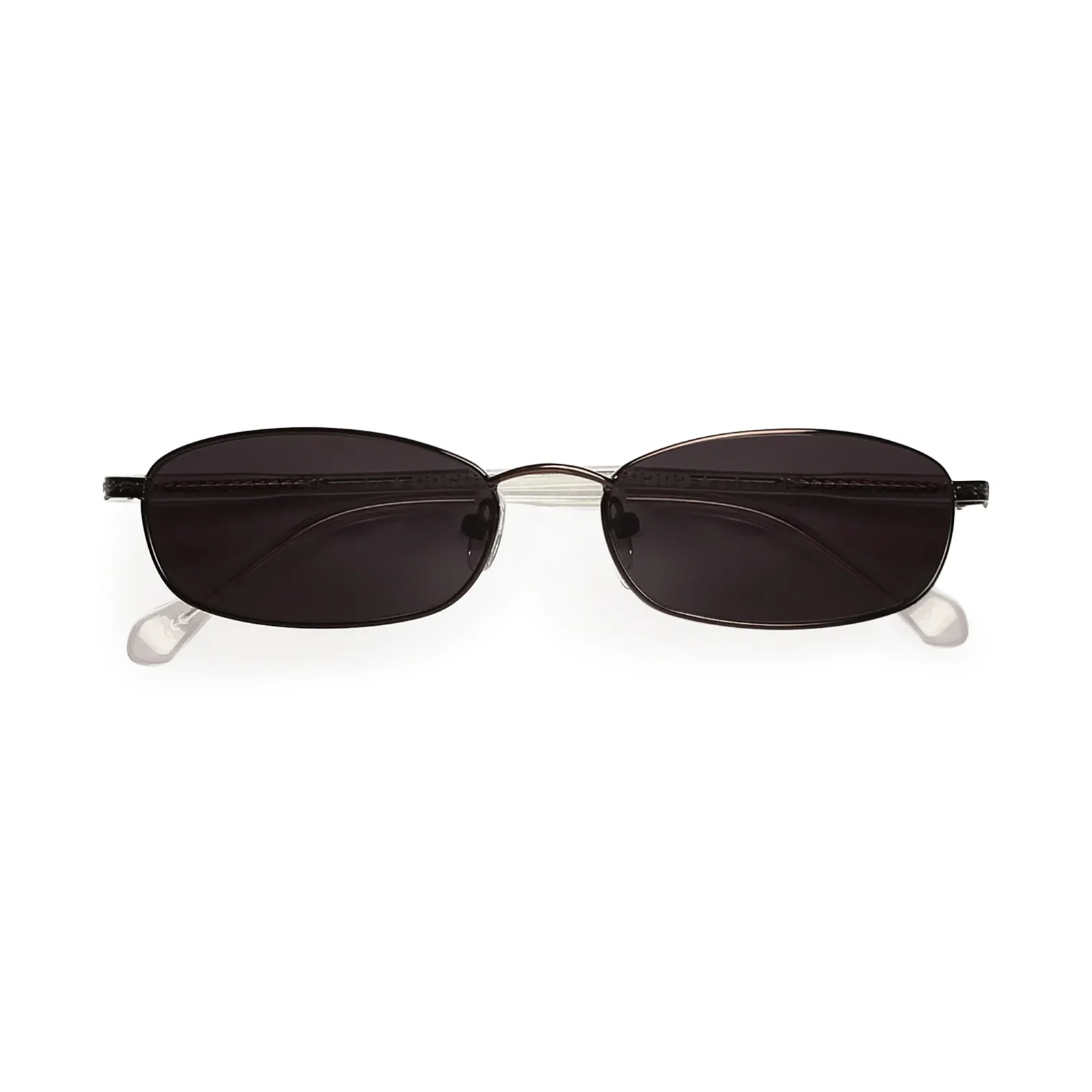Coco 003 / Brown Metal & Black Lens