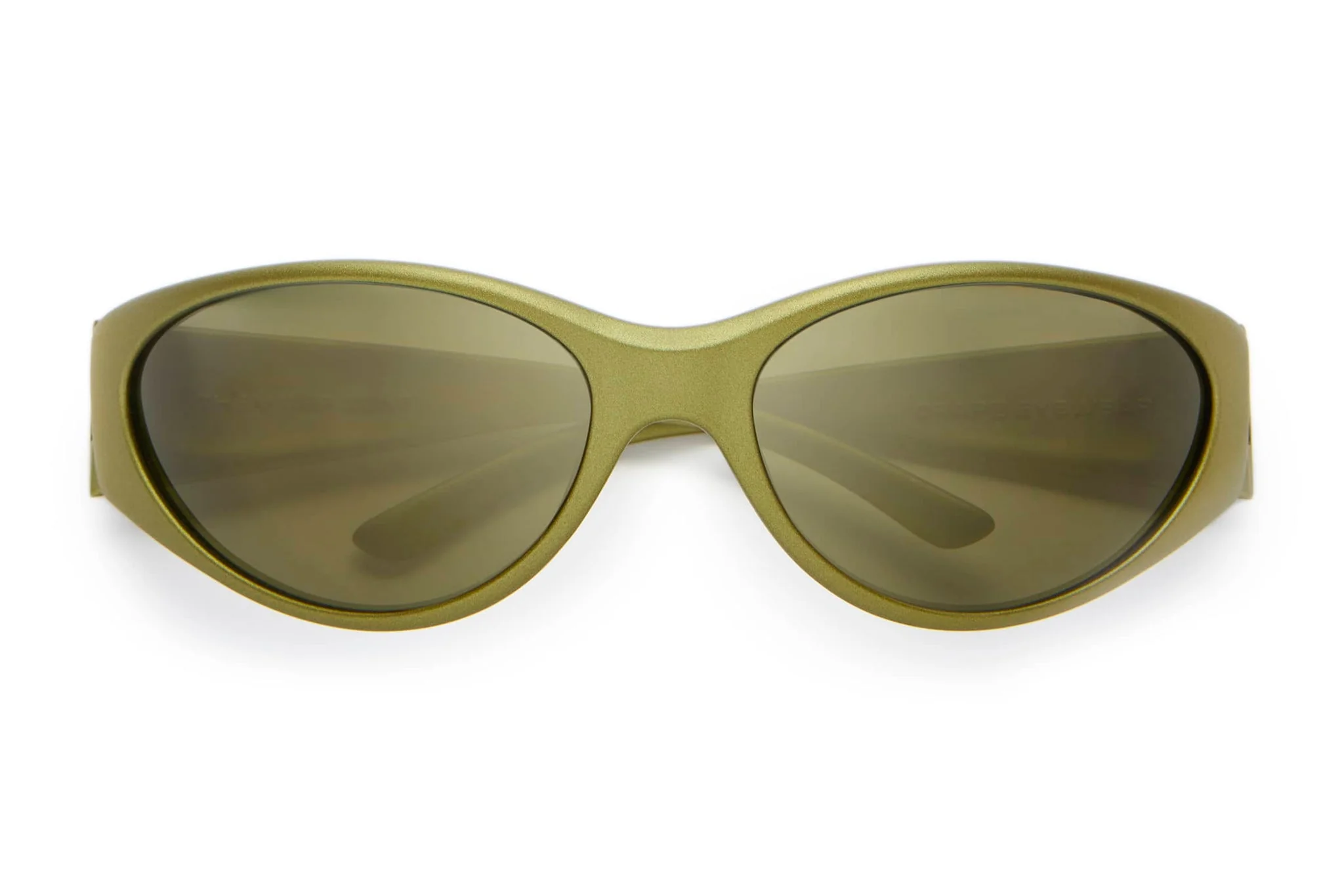 The Warp Zone / Metallic Olive & Emerald Mirror Lens